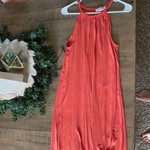 Pumpkin colored maxi